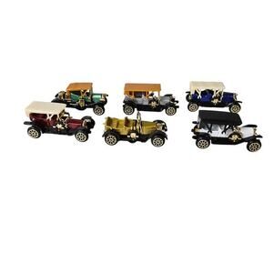 READERS DIGEST 1989 SET OF‎ 6 CLASSIC CAR MINIATURES PLASTIC
